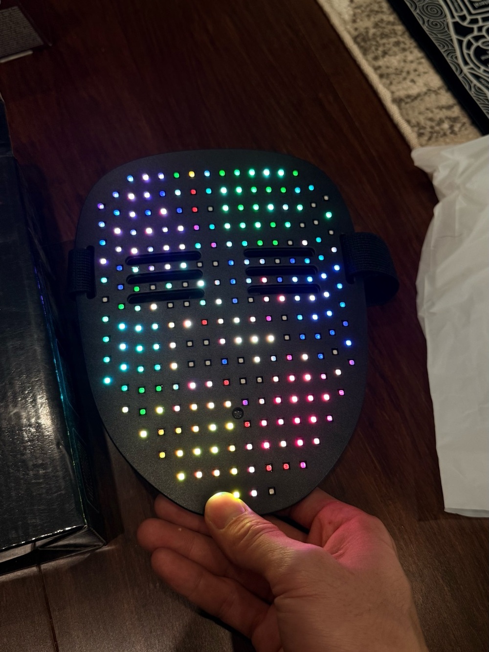 Done ✅✅✅ LED Mask with Multicolor Pixel Face - Picture 8 of 13